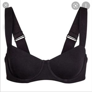 Skims Cotton wide strap balconette